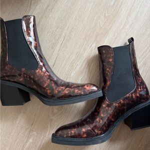 Circus by Sam Edelman Tortoise Shell Heeled Boots